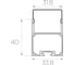 Комплект профиля Ledcraft LC-LP4034M36-3x10Silver 10 шт, серебро (3м профиль+3м рассеиватель+2 заглушки+комплект шурупов) 1616340724 2
