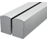 Комплект профиля Ledcraft LC-LP4028M28-2x2Silver 2 шт, серебро (2м профиль+2м рассеиватель+2 заглушки+комплект шурупов) 1616240068 1