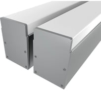 Комплект профиля Ledcraft LC-LP4034M36-2x2Silver 2 шт, серебро (2м профиль+2м рассеиватель+2 заглушки+комплект шурупов) 1616240092