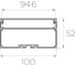 Комплект профиля Ledcraft LC-LP50100M94-2x4Silver 4 шт, серебро (2м профиль+2м рассеиватель+2 заглушки+комплект шурупов) 1616240485 2