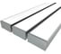 Комплект профиля Ledcraft LC-LP50100M94-2x3Silver 3 шт, серебро (2м профиль+2м рассеиватель+2 заглушки+комплект шурупов) 1616240327 1