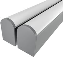 Комплект профиля Ledcraft LC-LP4034M36R-3x2Silver 2 шт, серебро (3м профиль+3м рассеиватель+2 заглушки+комплект шурупов) 1616340094