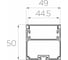 Комплект профиля Ledcraft LC-LP5050M44-2x3Silver 3 шт, серебро (2м профиль+2м рассеиватель+2 заглушки+комплект шурупов) 1616240208 2