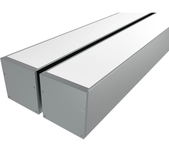 Комплект профиля Ledcraft LC-LP6060M55-3x2Silver 2 шт, серебро (3м профиль+3м рассеиватель+2 заглушки+комплект шурупов) 1616340136 1