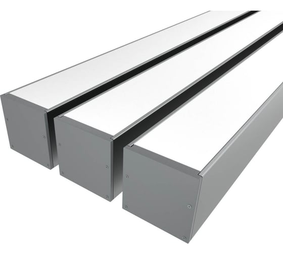 Комплект профиля Ledcraft LC-LP5050M44-3x3Silver 3 шт, серебро (3м профиль+3м рассеиватель+2 заглушки+комплект шурупов) 1616340208 1