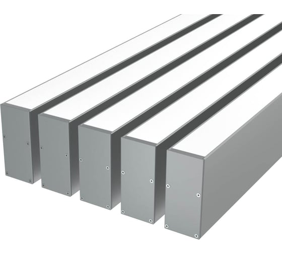 Комплект профиля Ledcraft LC-LP6730M30-2x5Silver 5 шт, серебро (2м профиль+2м рассеиватель+2 заглушки+комплект шурупов) 1616240631 1