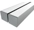 Комплект профиля Ledcraft LC-LP6060M55-2x2Silver 2 шт, серебро (2м профиль+2м рассеиватель+2 заглушки+комплект шурупов) 1616240136 1