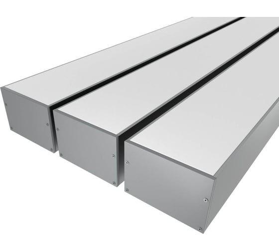 Комплект профиля Ledcraft LC-LP5274M68-2x3Silver 3 шт, серебро (2м профиль+2м рассеиватель+2 заглушки+комплект шурупов) 1616240284 1