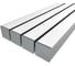 Комплект профиля Ledcraft LC-LP6060M55-2x4Silver 4 шт, серебро (2м профиль+2м рассеиватель+2 заглушки+комплект шурупов) 1616240452 1