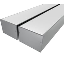 Комплект профиля Ledcraft LC-LP5274M68-2x2Silver 2 шт, серебро (2м профиль+2м рассеиватель+2 заглушки+комплект шурупов) 1616240126