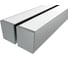 Комплект профиля Ledcraft LC-LP7060M55-3x2Silver 2 шт, серебро (3м профиль+3м рассеиватель+2 заглушки+комплект шурупов) 1616340137 1