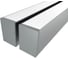 Комплект профиля Ledcraft LC-LP7050M44-3x2Silver 2 шт, серебро (3м профиль+3м рассеиватель+2 заглушки+комплект шурупов) 1616340051 1