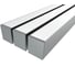 Комплект профиля Ledcraft LC-LP7060M55-3x3Silver 3 шт, серебро (3м профиль+3м рассеиватель+2 заглушки+комплект шурупов) 1616340295 1