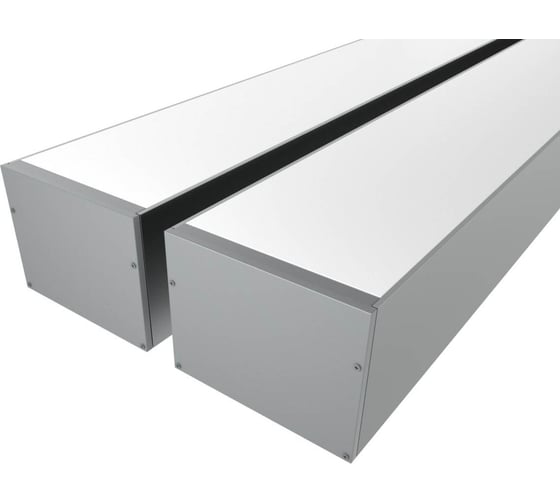 Комплект профиля Ledcraft LC-LP76100M94-3x2Silver 2 шт, серебро (3м профиль+3м рассеиватель+2 заглушки+комплект шурупов) 1616340113 1