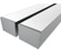 Комплект профиля Ledcraft LC-LP76100M94-3x2Silver 2 шт, серебро (3м профиль+3м рассеиватель+2 заглушки+комплект шурупов) 1616340113 1