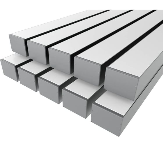 Комплект профиля Ledcraft LC-LP76100M94-3x10Silver 10 шт, серебро (3м профиль+3м рассеиватель+2 заглушки+комплект шурупов) 1616340745 1