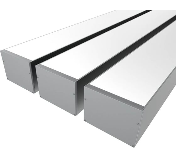 Комплект профиля Ledcraft LC-LP76100M94-3x3Silver 3 шт, серебро (3м профиль+3м рассеиватель+2 заглушки+комплект шурупов) 1616340271 1