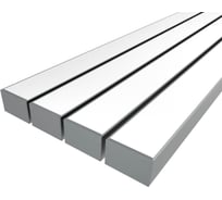 Комплект профиля Ledcraft LC-LP76120M115-2x4Silver 4 шт, серебро (2м профиль+2м рассеиватель+2 заглушки+комплект шурупов) 1616240478