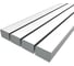 Комплект профиля Ledcraft LC-LP76120M115-2x4Silver 4 шт, серебро (2м профиль+2м рассеиватель+2 заглушки+комплект шурупов) 1616240478 1