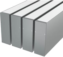 Комплект профиля Ledcraft LC-LP9030M30-2x4Silver 4 шт, серебро (2м профиль+2м рассеиватель+2 заглушки+комплект шурупов) 1616240475