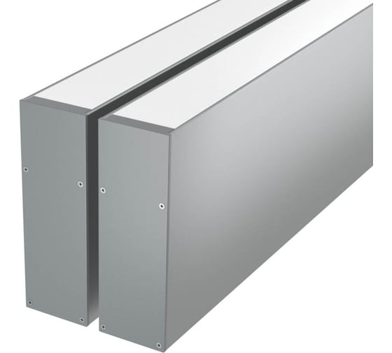 Комплект профиля Ledcraft LC-LP9030M30-3x2Silver 2 шт, серебро (3м профиль+3м рассеиватель+2 заглушки+комплект шурупов) 1616340159 1