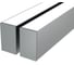 Комплект профиля Ledcraft LC-LP9060M55-2x2Silver 2 шт, серебро (2м профиль+2м рассеиватель+2 заглушки+комплект шурупов) 1616240138 1