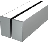 Комплект профиля Ledcraft LC-LP9050M44-2x2Silver 2 шт, серебро (2м профиль+2м рассеиватель+2 заглушки+комплект шурупов) 1616240139