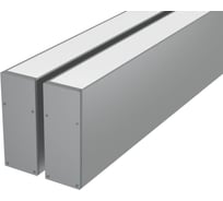 Комплект профиля Ledcraft LC-LP9035M34-2x2Silver 2 шт, серебро (2м профиль+2м рассеиватель+2 заглушки+комплект шурупов) 1616240048