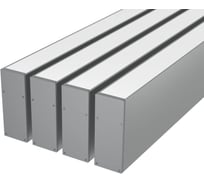 Комплект профиля Ledcraft LC-LP9035M34-3x4Silver 4 шт, серебро (3м профиль+3м рассеиватель+2 заглушки+комплект шурупов) 1616340364