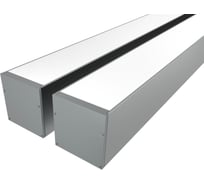 Комплект профиля Ledcraft LC-LP7774M68-3x2Silver 2 шт, серебро (3м профиль+3м рассеиватель+2 заглушки+комплект шурупов) 1616340052