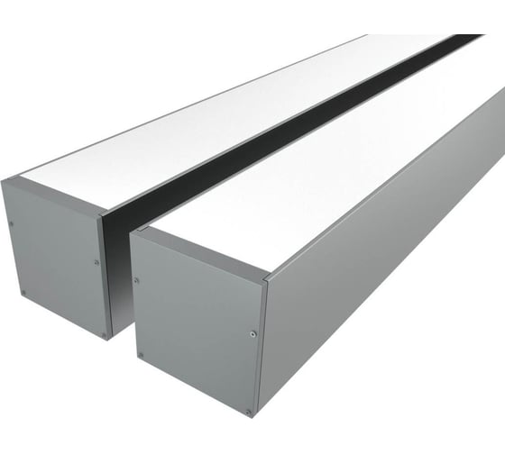 Комплект профиля Ledcraft LC-LP7774M68-3x2Silver 2 шт, серебро (3м профиль+3м рассеиватель+2 заглушки+комплект шурупов) 1616340052 1