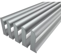 Комплект профиля Ledcraft LC-LPL1650M16-2x5Silver 5 шт, серебро (2м профиль+2м рассеиватель+2 заглушки) 1616240515