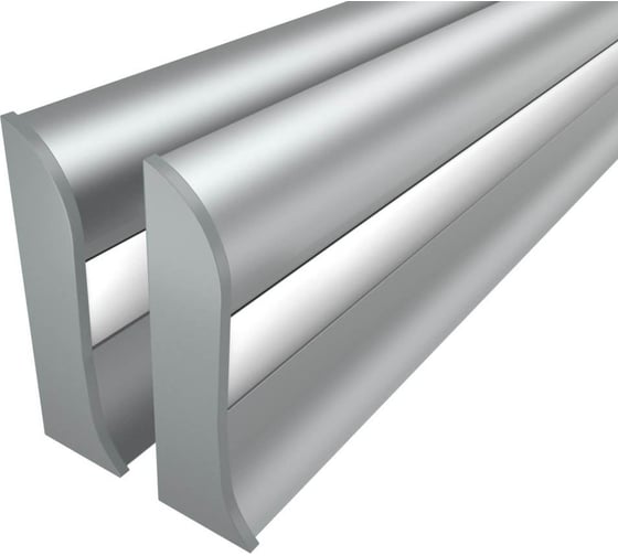 Комплект профиля Ledcraft LC-LPL1650M16-2x2Silver 2 шт, серебро (2м профиль+2м рассеиватель+2 заглушки) 1616240041 1
