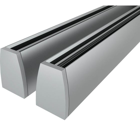 Комплект профиля Ledcraft LC-LPG1318-3x2Silver 2 шт, серебро (3м профиль+2 заглушки) 1616340044 1