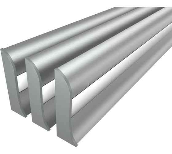 Комплект профиля Ledcraft LC-LPL1650M16-3x3Silver 3 шт, серебро (3м профиль+3м рассеиватель+2 заглушки) 1616340199 1