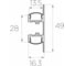 Комплект профиля Ledcraft LC-LPN4916M16-3x3Silver 3 шт, серебро (3м профиль+3м рассеиватель 2шт+2 заглушки+4 крепежа) 1616340259 2