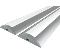Комплект профиля Ledcraft LC-LPP0636M16-3x2Silver 2 шт, серебро (3м профиль+3м рассеиватель+2 заглушки) 1616340045