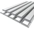 Комплект профиля Ledcraft LC-LPP1053M34-2x10Silver 10 шт, серебро (2м профиль+2м рассеиватель+2 заглушки) 1616240734 1