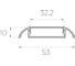 Комплект профиля Ledcraft LC-LPP1053M34-3x4Silver 4 шт, серебро (3м профиль+3м рассеиватель+2 заглушки) 1616340418 2
