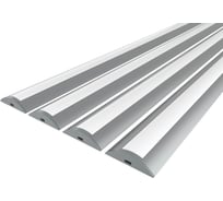 Комплект профиля Ledcraft LC-LPP0636M16-2x4Silver 4 шт, серебро (2м профиль+2м рассеиватель+2 заглушки) 1616240361