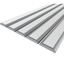 Комплект профиля Ledcraft LC-LPP1053M34-2x5Silver 5 шт, серебро (2м профиль+2м рассеиватель+2 заглушки) 1616240576