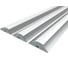Комплект профиля Ledcraft LC-LPP0636M16-2x3Silver 3 шт, серебро (2м профиль+2м рассеиватель+2 заглушки) 1616240203 1