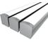 Комплект профиля Ledcraft LC-LPS1716M16-3x3Silver 3 шт, серебро (3м профиль+3м рассеиватель+2 заглушки+4 крепежа) 1616340189 1