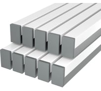 Комплект профиля Ledcraft LC-LPS1216M1716-3x10Silver 10 шт, серебро (3м профиль+3м рассеиватель+2 заглушки+4 крепежа) 1616340662