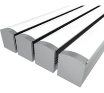 Комплект профиля Ledcraft LC-LPS1716M16-3x4Silver 4 шт, серебро (3м профиль+3м рассеиватель+2 заглушки+4 крепежа) 1616340347