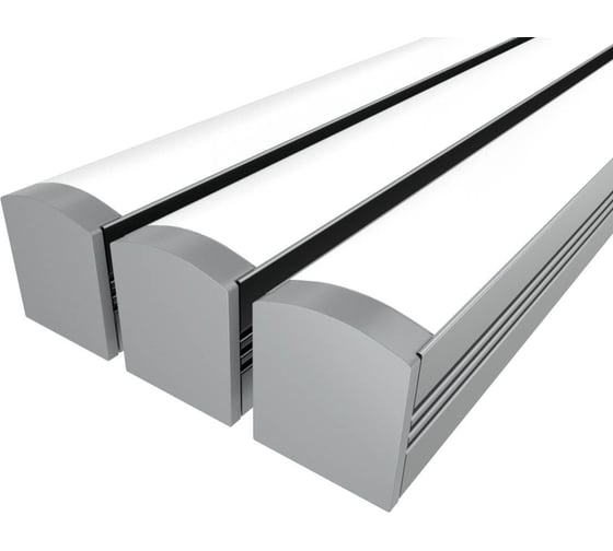 Комплект профиля Ledcraft LC-LPS1716M16-2x3Silver 3 шт, серебро (2м профиль+2м рассеиватель+2 заглушки+2 крепежа) 1616240189 1