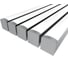 Комплект профиля Ledcraft LC-LPS1716M16-3x5Silver 5 шт, серебро (3м профиль+3м рассеиватель+2 заглушки+4 крепежа) 1616340505 1