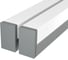 Комплект профиля Ledcraft LC-LPS1216M1716-3x2Silver 2 шт, серебро (3м профиль+3м рассеиватель+2 заглушки+4 крепежа) 1616340030 1