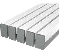 Комплект профиля Ledcraft LC-LPS1216M1716-3x5Silver 5 шт, серебро (3м профиль+3м рассеиватель+2 заглушки+4 крепежа) 1616340504