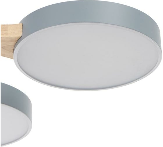 Люстра BayerLux 625362/5 LED 39Вт 3 режима 3000-6000К светлое дерево 67х50х5 см 4605519
